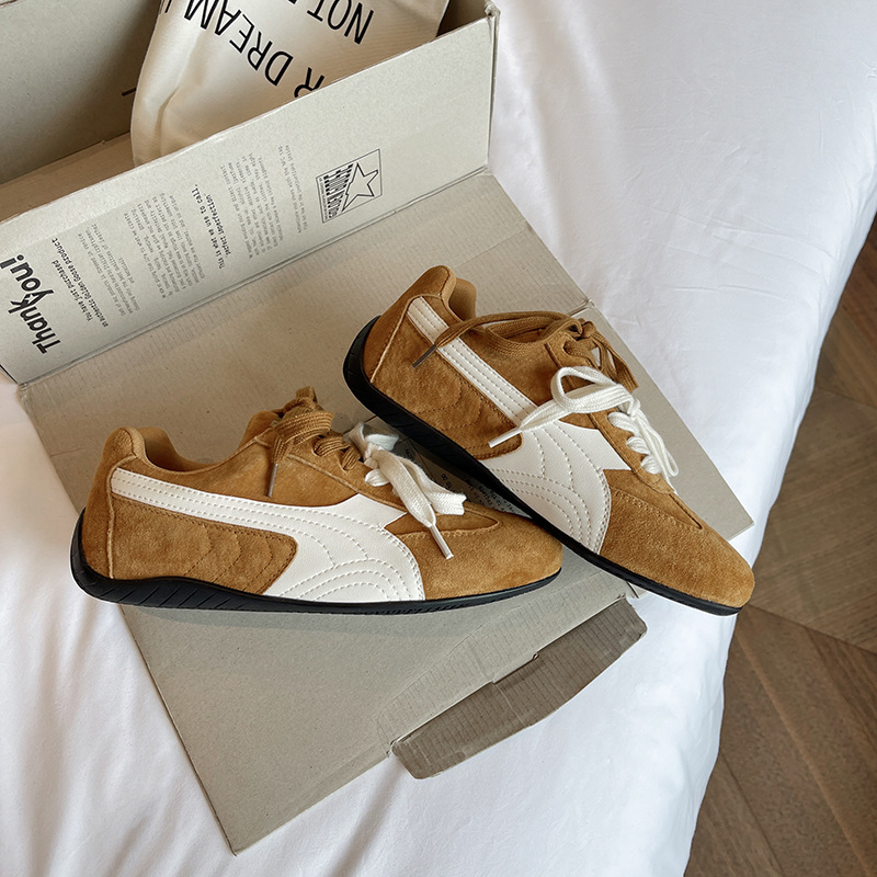 Rose con el mismo nombre de zapatos de entrenamiento de cuero auténtico para mujeres 2025, nuevos zapatos deportivos o casuales de carreras retro Gump rojos