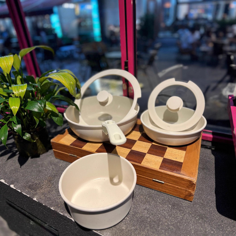 意大利SMEG锅具可拆卸手柄全套家用不粘炒锅煎锅高颜值厨具套装|undefined