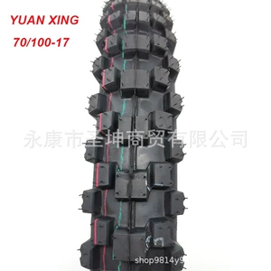 Yuanxing off-road təkəri 70/100-17 motosiklet yarışları üçün, yüksək dişli