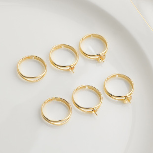 14K����ɫ������_�ڽ��� �@��ָ�h��ָ diy��ճ�������Ʒ���