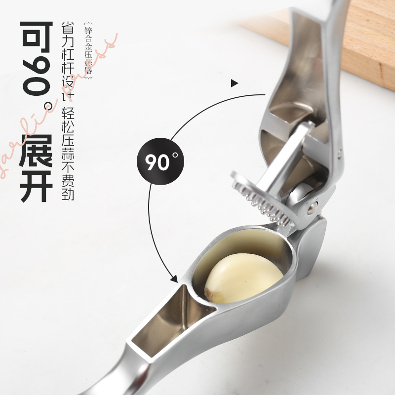 Prensa Manual de Ajo de Aleación de Zinc Manual y Multiusos para Cocina Doméstica
