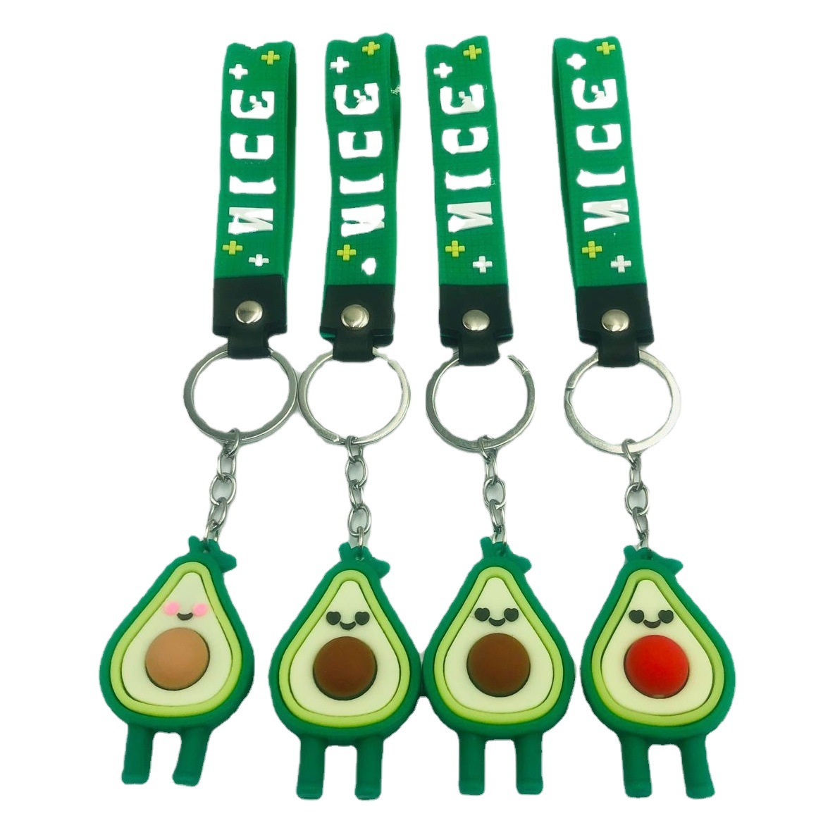 Lindo llavero colgante de dibujos animados muñeca adornos mochila accesorios colgante práctico creativo niños regalos
