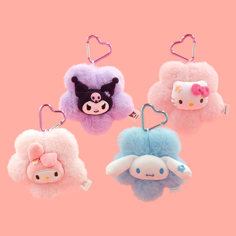 Sanrio Genuine Kuromi Doll Pendant Plush Toy Cartoon Melody Doll Bag Pendant Keychain