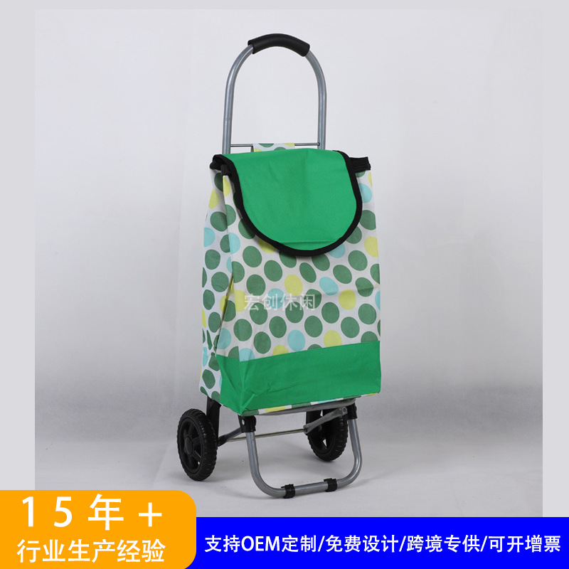 厂家直销家用折叠购物车 行李手拖车批发便携式购物车 手拉拖轮车