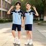 初中夏季小学生男女园服