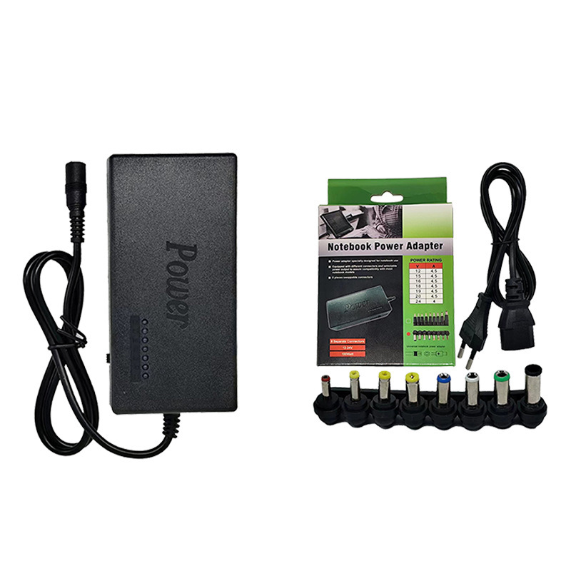 12~24V European and American Standard Adapter Multi-Function Laptop Charger 96W Universal Power Supply Adjustable Voltage