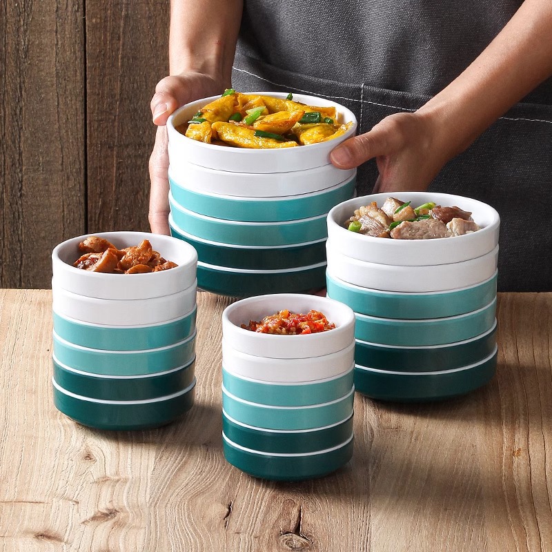 Platos de melamina, restaurantes comerciales, refrigerios, huevos al vapor, platos de porcelana, platos pequeños, platos pequeños, cubiertos