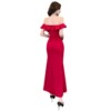 One shoulder light luxury and niche high-end sexy evening dress， high-end sense dress