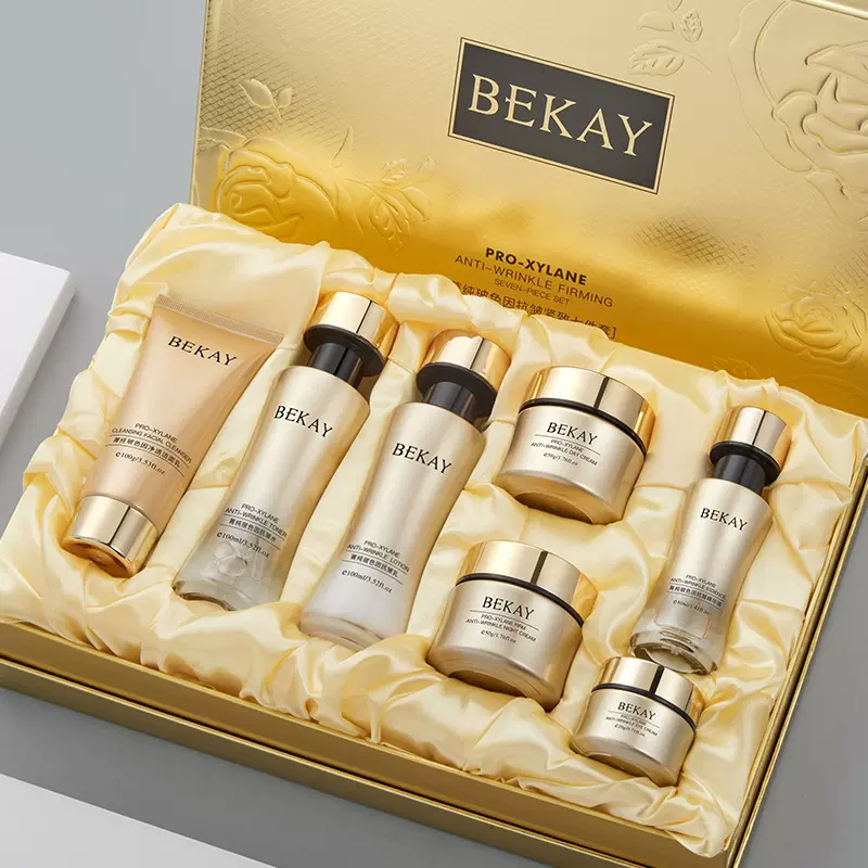 BEKAY碧琳菁纯玻色因抗皱紧致嫩肤七件套水乳护肤品套装抗老礼盒