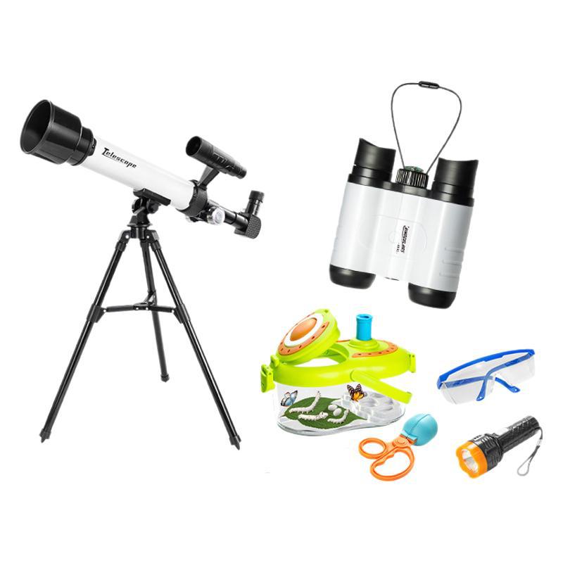 Encuentra una fábrica que produce telescopios monoculares profesionales para niños, lupas científicas de alta definición y gran aumento, juguetes educativos para estudiantes de primaria y juguetes educativos.