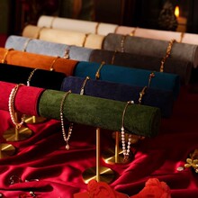 欧式铜底多色首饰展示架手镯手链收纳架饰品店铺橱窗陈列拍摄道具