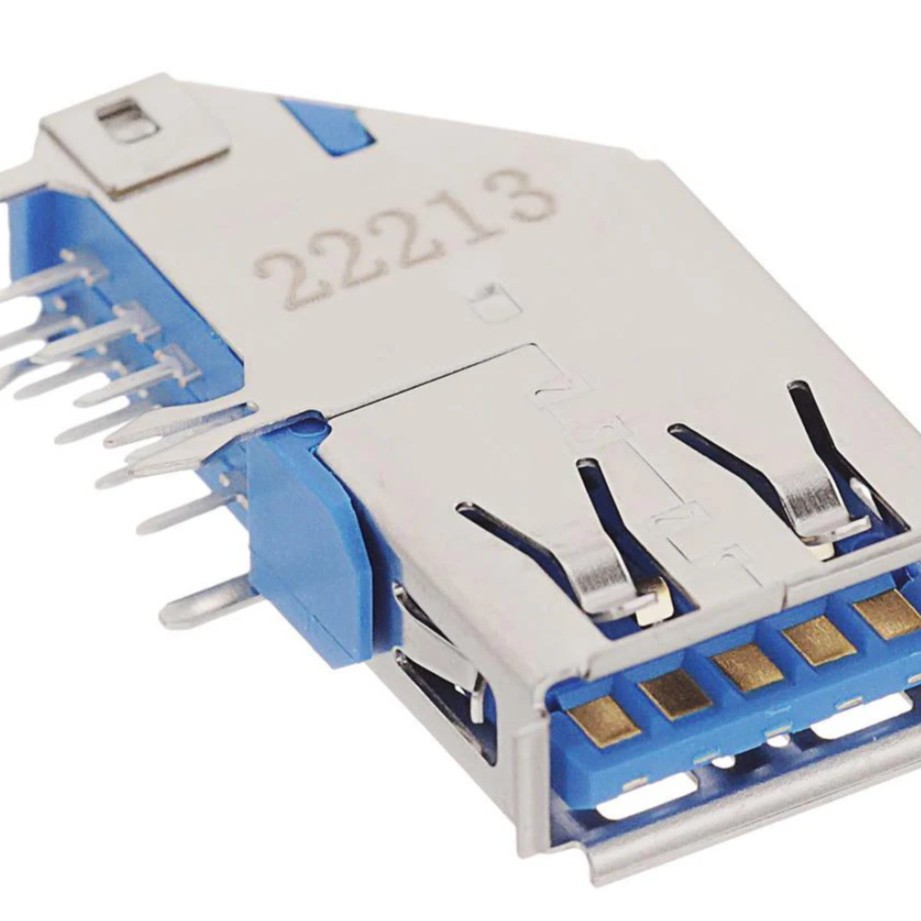 48404-0003 替代品USB连接器 USB 3.0 F/A Up RVS REC CH=1.25 15