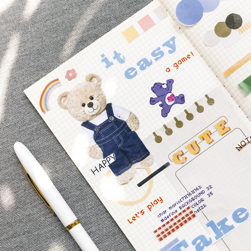 Rosy Posy vida diario material libro TEMPORADA 3 creativo ins pegatinas almacenamiento simple diario