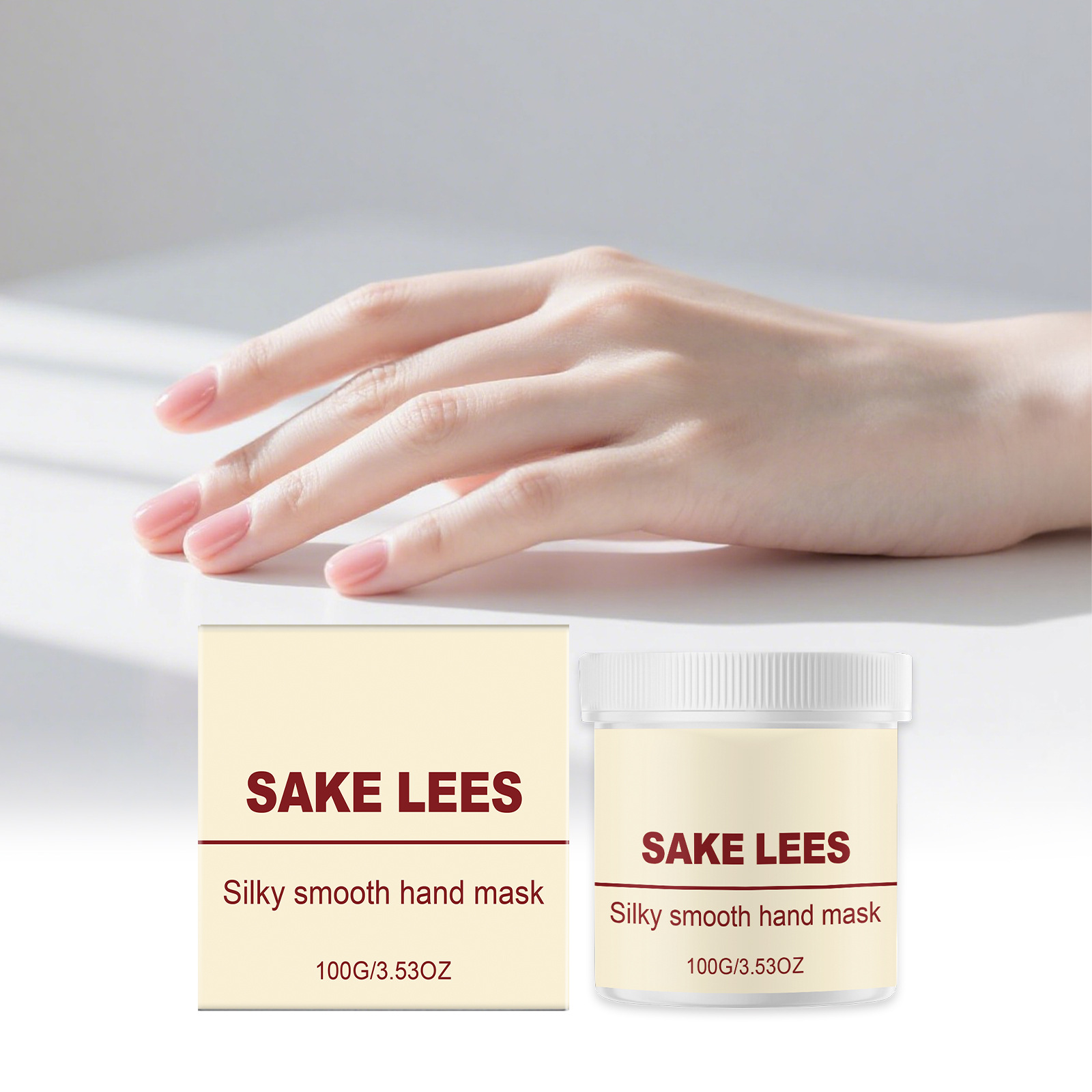 Moisturizing and Hydrating Hand Mask, Gentle Care for the Skin of the Hands, Moisturizing and Refreshing, Non-Sticky, Daily Hand Mask