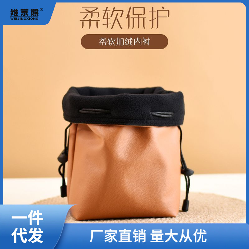 라이카 후지 마이크로 단일 카메라 가방 휴대용 마카롱 렌즈 보호 HUAN XUAN에 적합한 도파민 카메라 가방