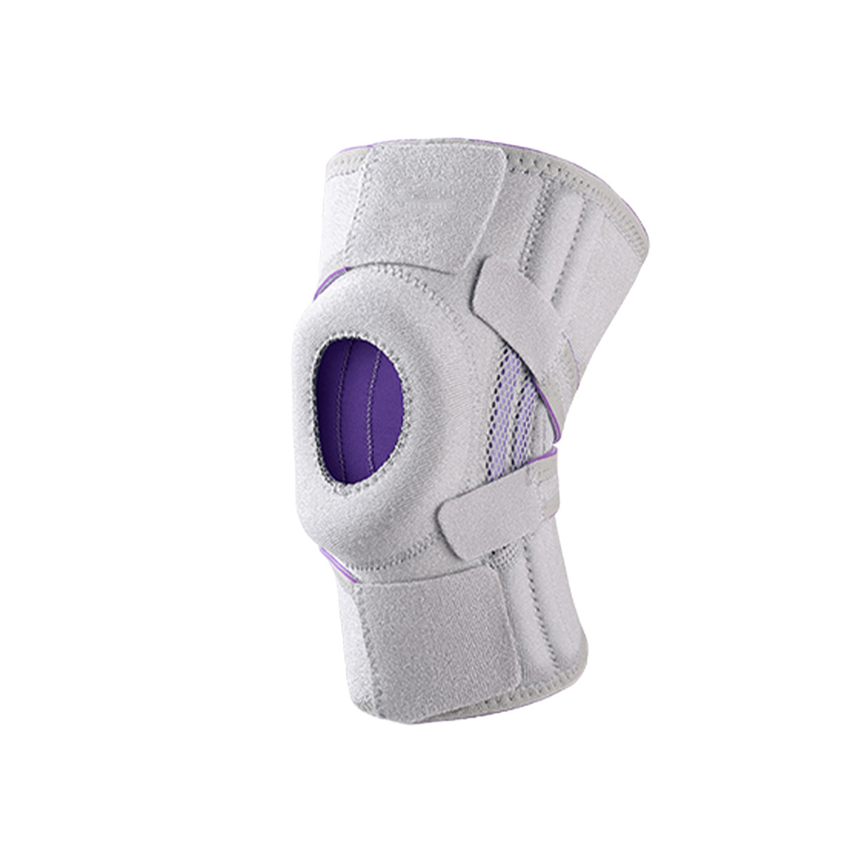 Upgraded Silicone Non-Slip Sports Knee Pads, Shock Absorption, Stable Patella Open Skipping Rope, Knee Pads, Support Strips, Protective Gear Wholesale