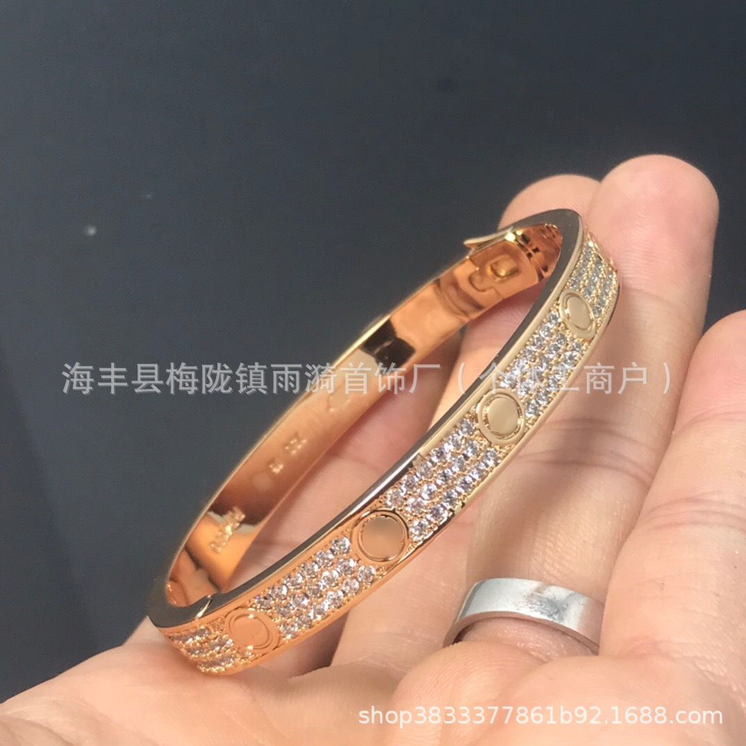 Rose gold·wide version·3 rows (screw version)