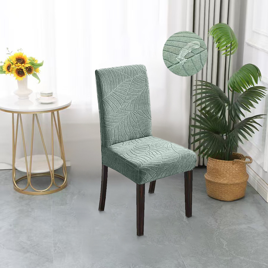 Funda para silla elástica jacquard de hoja gruesa impermeable transfronteriza Funda para silla jacquard para el hogar europea y americana al por mayor