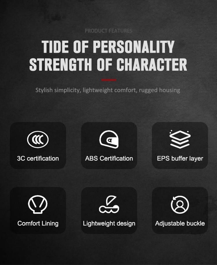 3C Certified Half Helmet for Motorcycles, Men's Scooter Helmet, Women's Electric Bike Helmet, Abs Material Riding Helmet