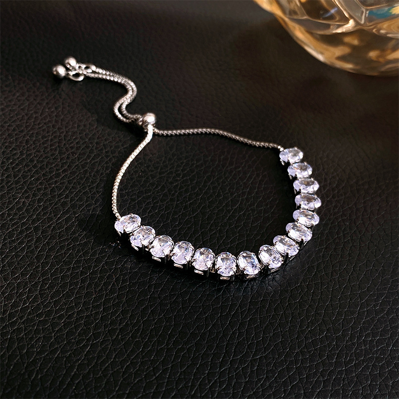 Oro real electrochapado circón Rosa fritillary flor pulsera elegante todo-fósforo pulsera luz lujo de alta calidad pulsera para las mujeres al por mayor