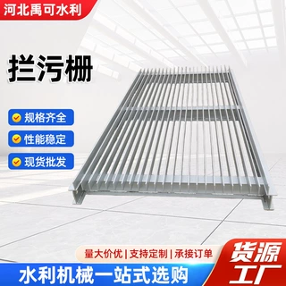 拦污栅平板滤网拦拦污栅水利污水处理设备清污机水电站拦污设备