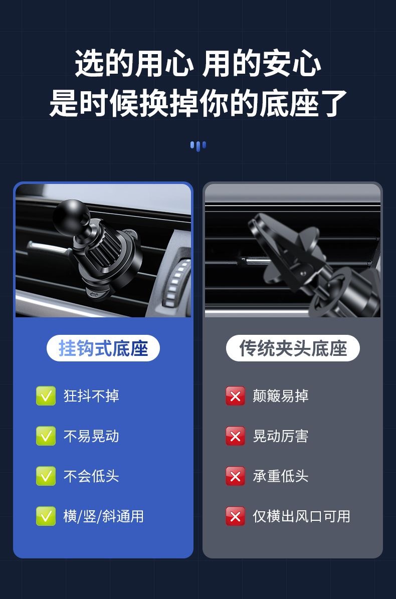 Car Mobile Phone Holder Car Multi-Function Car Navigation Black Technology High-End Magnetic Suction Cup Universal Support Bracket
