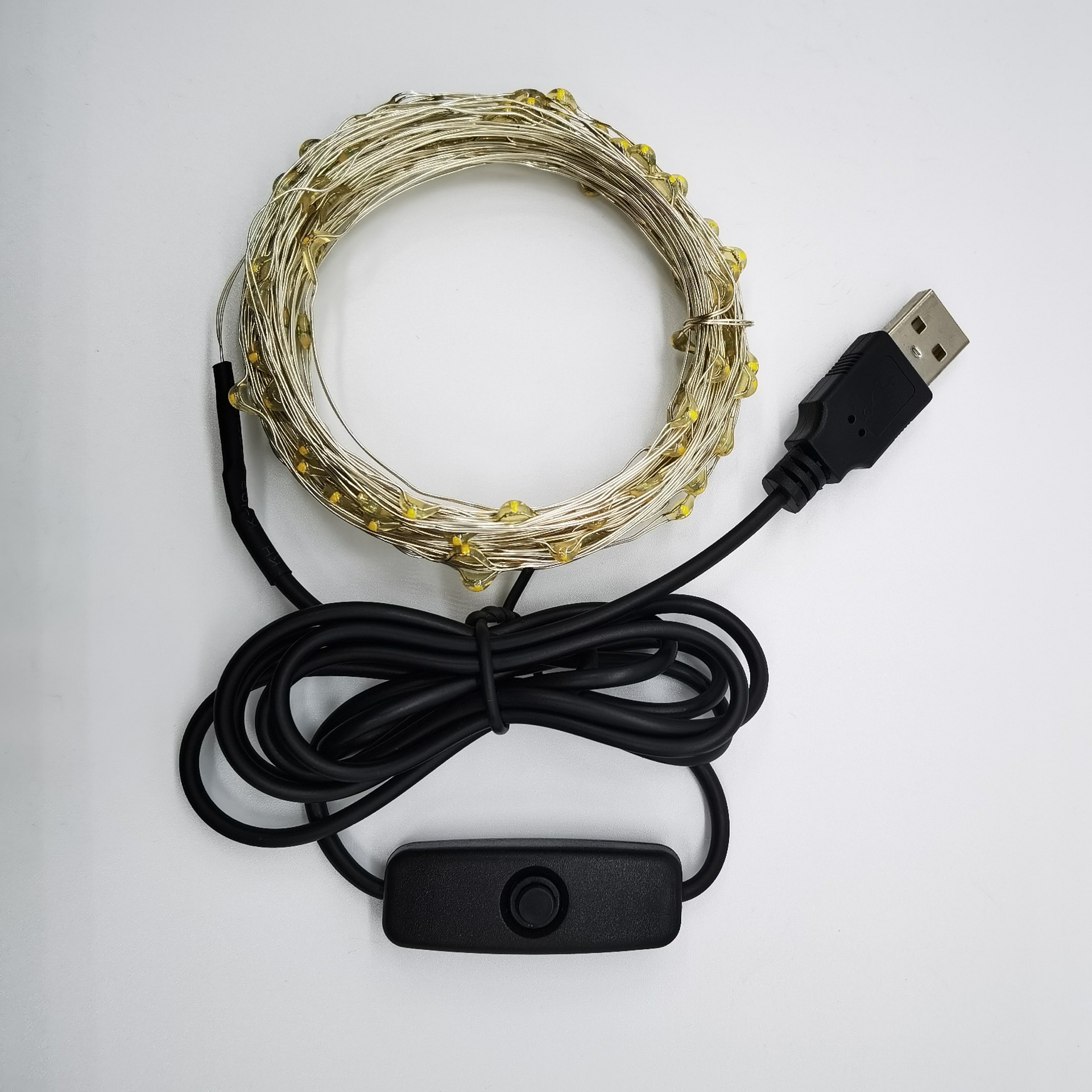 Guirnaldas de luces navideñas USB, luces decorativas LED para interiores, luces decorativas para habitaciones, dormitorios, bodas, estilo femenino.