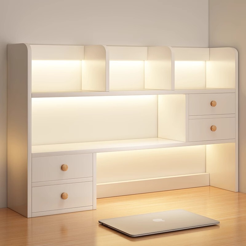 Desktop Bookshelf Storage Rack Bedroom Office Desk Small Multi-Layer Shelf Living Room Desk Storage Simple Bookcase