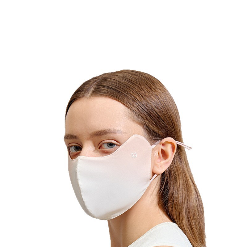 Mascarilla de protección solar KK & UVNO Mascarilla de protección solar de seda de hielo anti-ultravioleta de cara completa