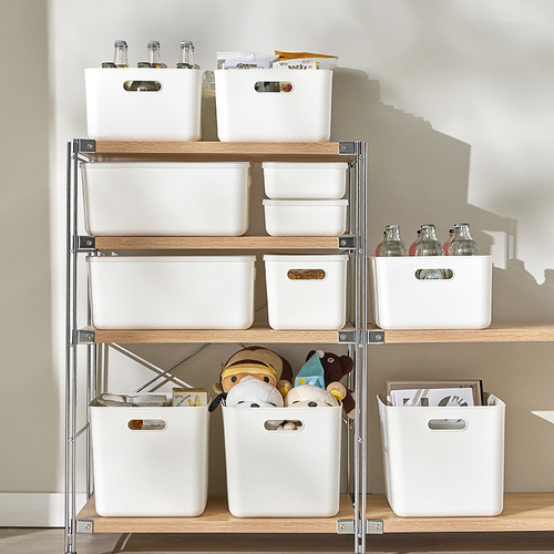 Japanese-style miscellaneous storage basket kitchen storage box cabinet storage basket storage box household cosmetics storage box