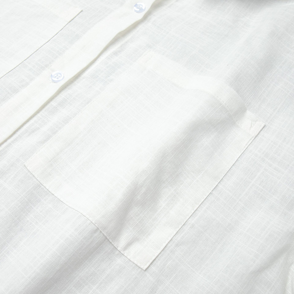 Bộ sơ mi dài tay cổ bẻ phối quần ống rộng dáng suông chất cotton — Màu cà phê, Màu cà phê nhạt, Màu kaki, Màu mơ chi tiết 45