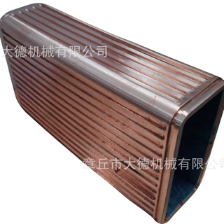 定制开槽镀铬结晶器铜管结晶器模具银铜合金结晶器铜管