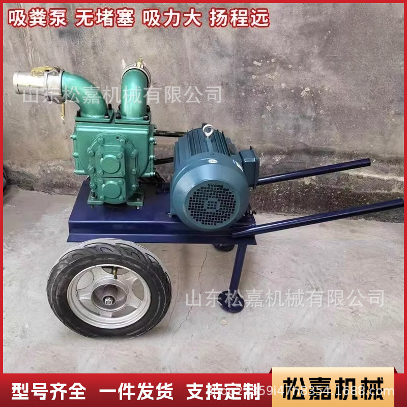 Bomba de bombeo de estiércol para granjas eléctricas con puerto de limpieza bilateral Bomba de aguas residuales de tanque séptico Bomba de lodo de gran flujo resistente a la corrosión