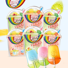 Rainbow Candy New Special Mix Lollipop 54g*8 Bags Fruit Flavor Leisure Children's Snack Candy