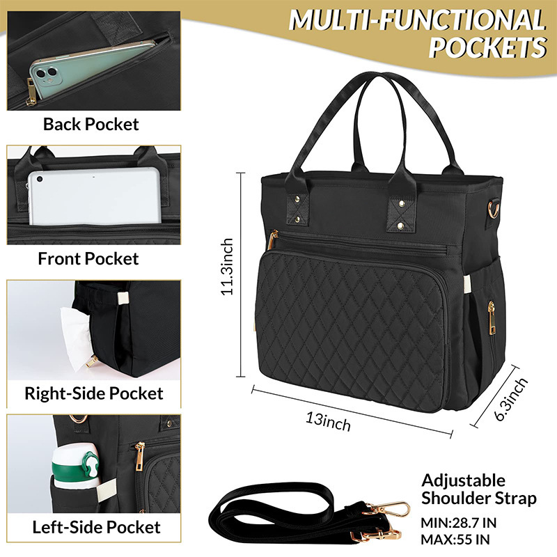 Bolsa de mano de venta caliente bolsa de almuerzo de aislamiento de nylon caja de almuerzo de aislamiento de fugas bolsa de mano con bolsa de almacenamiento