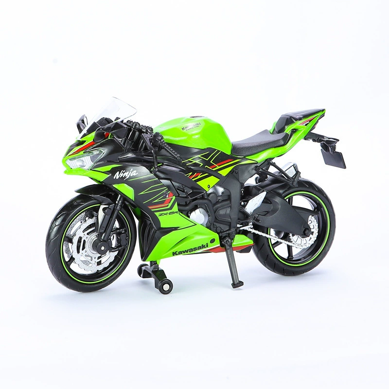 1/12 имитационная Sichuan Ниндзя ZX-6R мотоцикл алюминиевый амортизатор игрушки для детей мальчиков, оптовая торговля