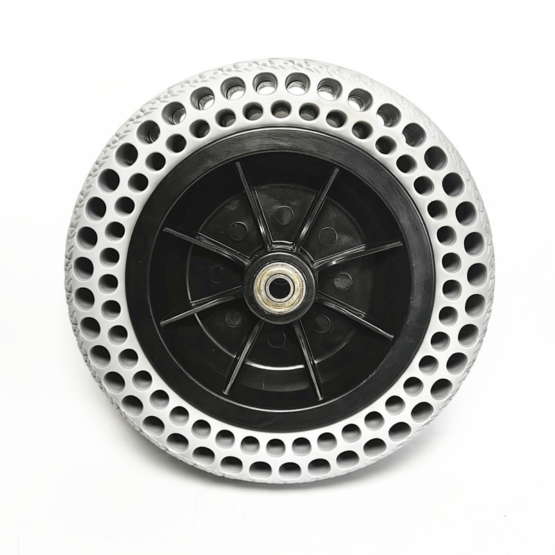 8inch Beizhen Hubang 電動車椅子前輪 200x50 ハニカムソリッドタイヤグレー前輪セットフルホイール|undefined