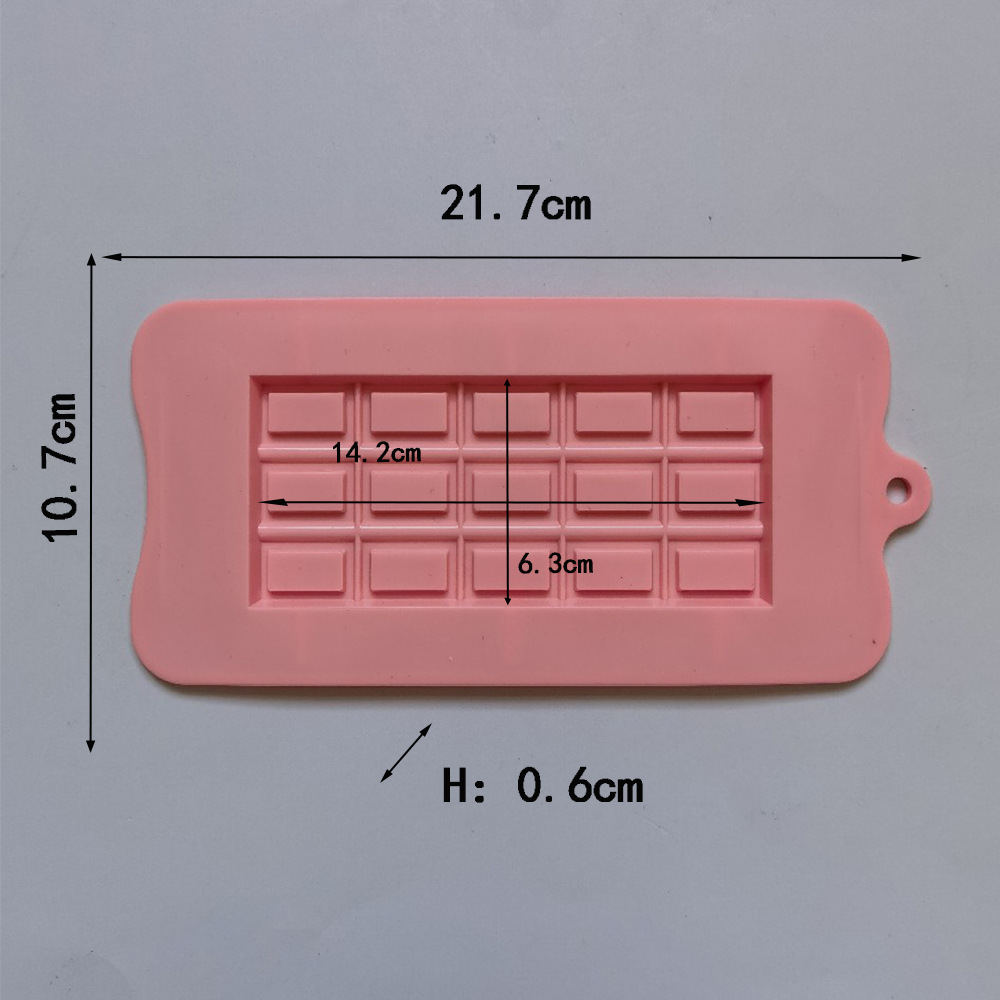 15 chocolate 466 galletas molde de silicona pastel helado pudín molde de postre jabón utensilios