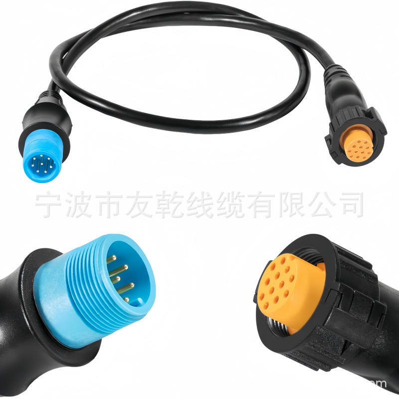 0101271900 8 针传感器到 4 针声音适配器电缆适用于 Garmin ECHO