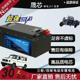 三轮四轮电动车锂电池48v60v72v通用大单体三元磷酸铁锂电瓶