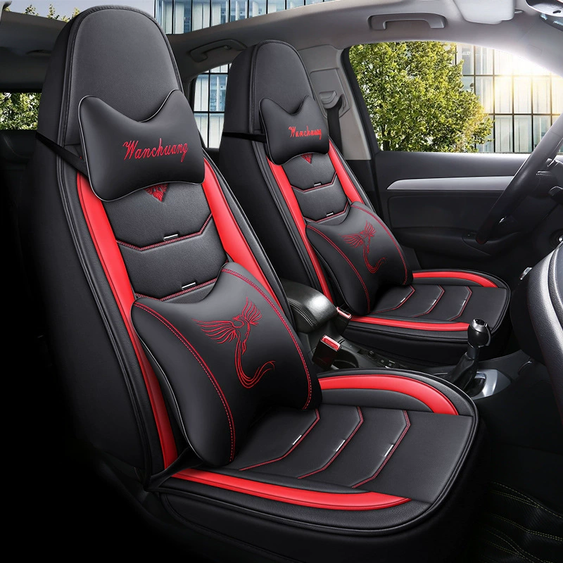 Новый энергетический автомобиль Подушка Four Seasons Новая соединенная голова полная Пеппи Ice Silk Four Seasons Общая Автомобильная подушка