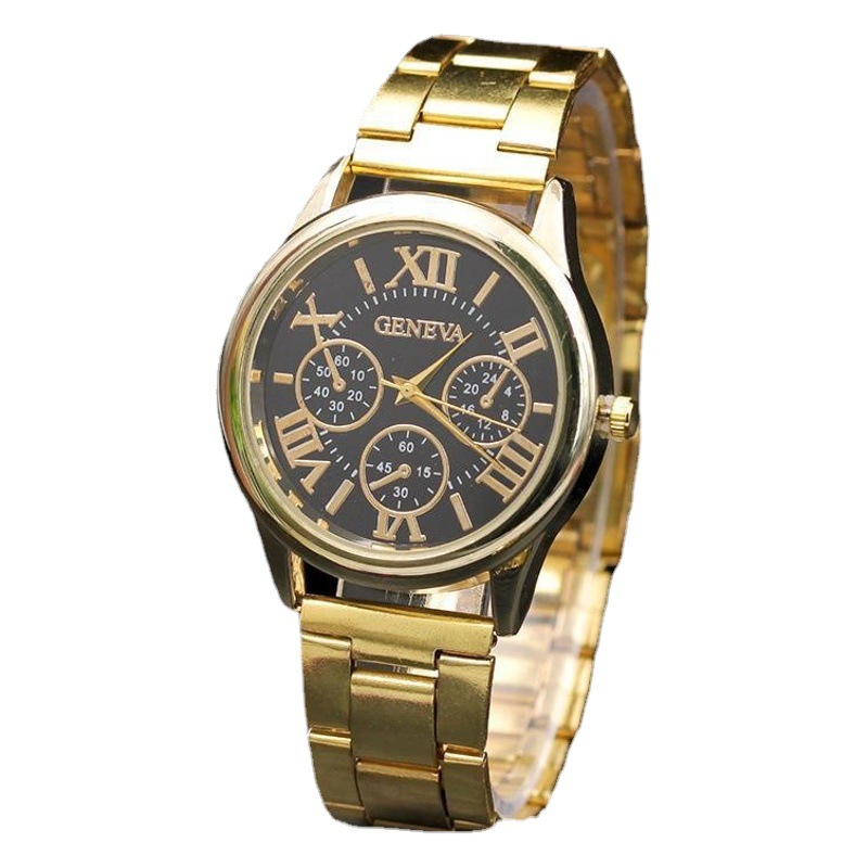 Comercio exterior transfronterizo nuevo reloj de correa de acero para hombres y mujeres 2021 correa de acero de aleación reloj de Venta caliente entrega al por mayor