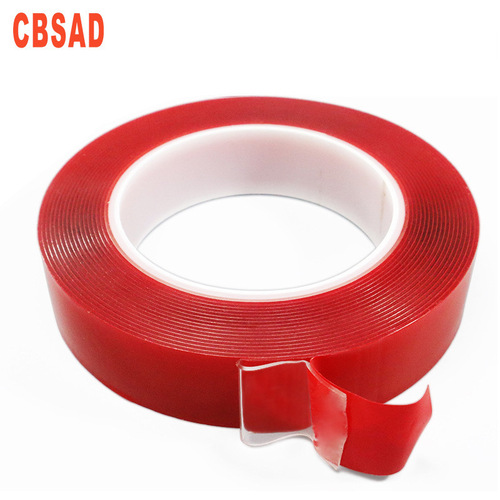 Strong 1mm acrylic double-sided tape transparent traceless nano double-sided tape car modification paste crystal tape