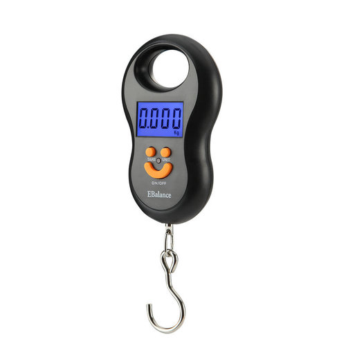Portable mini portable luggage scale 50kg electronic scale express weighing fishing spring gift household food ingredient kilogram scale