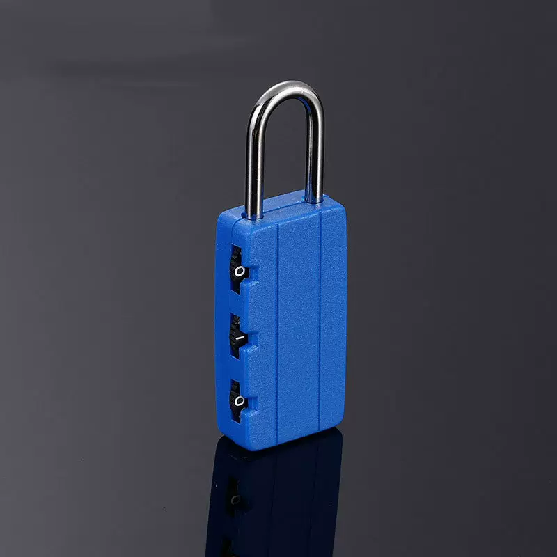 现货塑料小挂锁 书包行李箱旅行箱包密码挂锁 小号3位数字密码锁