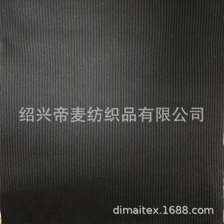 全棉弹力4*2罗纹棉氨螺纹针织面料染色 春秋螺纹袖口打底衫布料