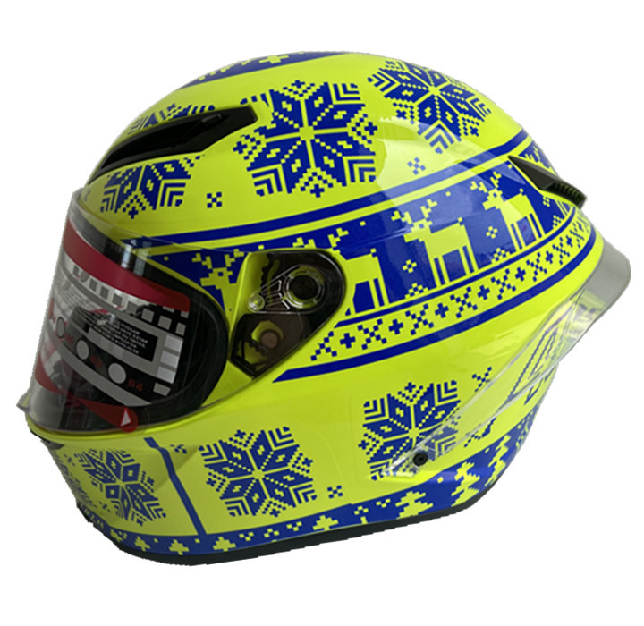 형광 노란색 눈송이