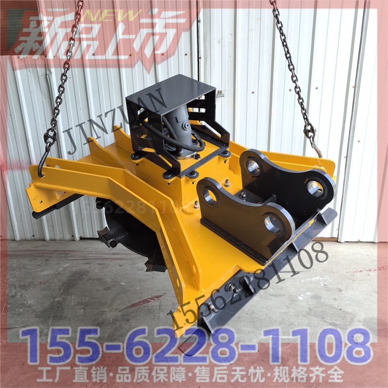 滑移机圆盘碎树机粉碎机一体机 灌木丛粉碎机 厂家直供现货批发