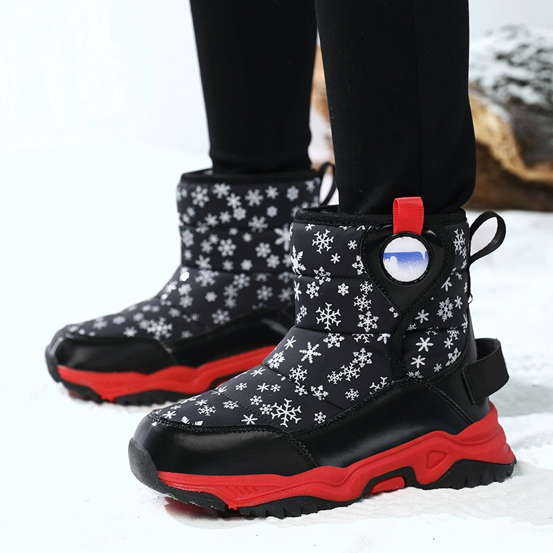 Winter high children's keep warm boots for men and women, Korean style