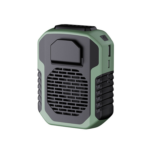 2024 New Outdoor Fan Power Bank Dual Purpose with Built-in Battery for Long-lasting Power and Portable Bladeless Hanger Necklace Fan